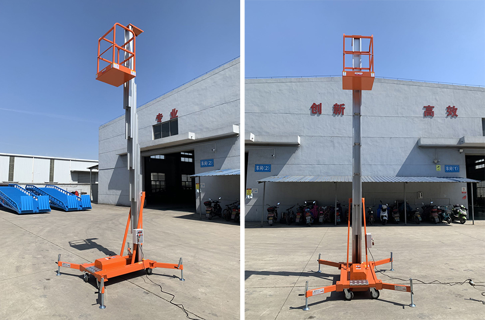 GTWY-100 Aluminium aerial platform single mast